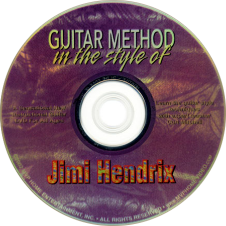 itchell, curt dvd in the style of jimi label